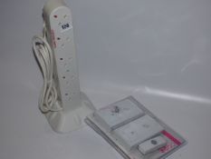 *Byron Cordless Door Bell & Anti-Surge Extension Lead