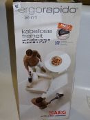 *AEG Ergo Rapido Rechargeable 2-in-1 Hand Held with Brush Roll Cleaner