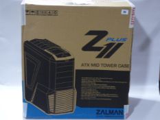 *Zalman ATX Mid Tower Case Model Z1L Plus
