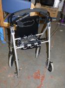 *Aidapt Lightweight Rollator with Bag - Silver