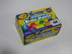 *6 Crayola Kids Washable Paints