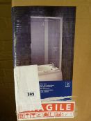 *SLIDING BATHSCREEN SILVER EFFECT/  RRP:149.00