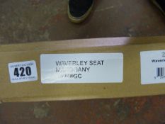 *WAVERLEY MAHOGANY SEAT CHROME HIN  RRP:110.00