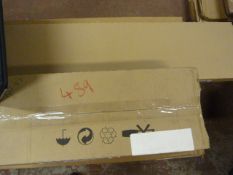 *7 Boxes of High Gloss White Flat Pack Furniture