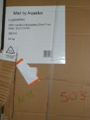 *Mist 1200 Semi Frameless Bow Front Slider Door Combi