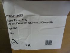 *EASY PLUMB TRAY OFFSETQUAD 1200X9  RRP:349.00