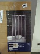 *4 FOLD BATHSCREEN SILVER EFFECT/C  RRP:99.00