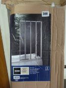 *4 FOLD BATHSCREEN SILVER EFFECT/C  RRP:99.00
