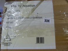 *QUADRANT ENCLOSURE POLISHED SILVE  RRP:599.00