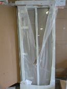 *HAZE WHITE RECESSED BI-FOLD DOOR  RRP:299.00