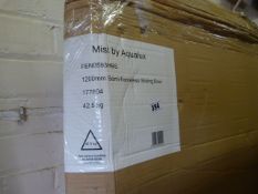 *MIST 1200MM SEMI FRAMELESS SLIDIN  RRP:729.00