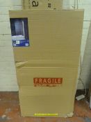 *RADIUS BATHSCREEN WHITE/CLEAR  RRP:59.00