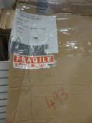 *Mist Semi Frameless Tear Drop 900mm Shower Enclosure