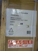 *MOD SHOWER PANEL 800X2000MM BLACK  RRP:999.00