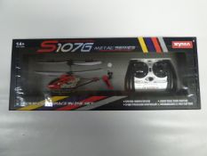 *Seamer Syla 2nd Edition S107 S1070 Indoor Helicopter (Red)