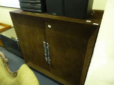 Brown Suede Sideboard