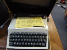 Imperial Typewriter in Case