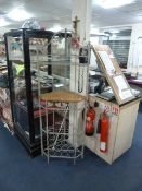 Ornamental Wrought Iron Corner Unit