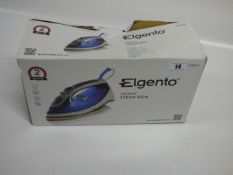 *Elgento E22004 Steam Iron 2600w Blue/Black