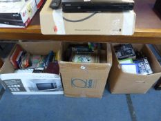 3 Boxes of Books etc