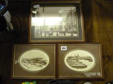 3 Framed Hull Prints