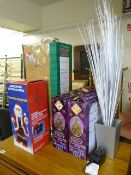 2 Fibre Optic Sparkle Trees - Christmas Decorations etc