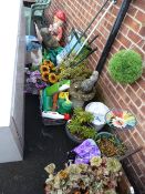 Quantity of Plants - Watering Cans - Concrete Ornaments - Gnomes etc