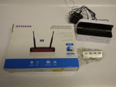 *Sony DAB Radio Clock Alarm - Netgear N300 Wireless Router & USB Multi Port