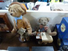 2 Franklin Teddy Bears