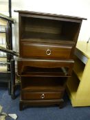 2 Stag Minstrel Bedside Cabinets