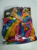 *Smyth's Rainbow Hippie Costume - Dress & Head Band (Large)