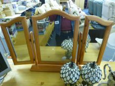 Pine Dressing Table Mirror