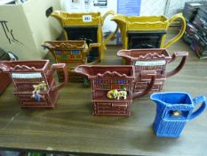 Collection of Park Rose Pottery Jugs