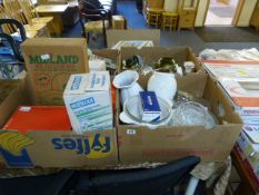 3 Boxes of China & Glassware - Electrical Items etc