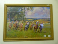 Pine Framed Print - Day at Ascot Races