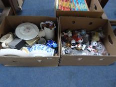 Box containing Mc Donalds Snoopy Dogs & Bric-a-Brac