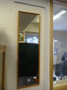 Bamboo Framed Wall Mirror