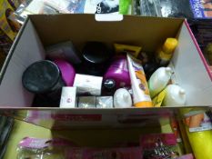 Box Containing Loreal Youth Code Cream - Relaxers - Conditioners etc