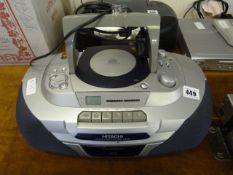 Hitachi CD Radio Cassette Recorder