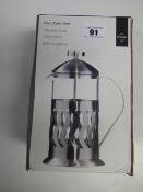 *Peru Cafetiere Stainless Steel & Glass