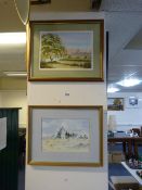 2 Framed Water Colours Depicting Country Scenes