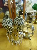 2 Tiffany Style Table Lamps with Shades - Ceiling Light etc