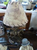 Ornamental Table Lamp & Shade