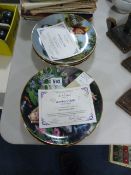 6 Danbury Mint Cabinet Plates