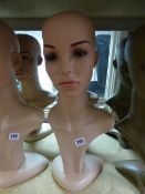 2 Mannequin Heads
