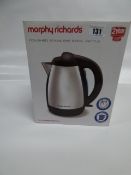 *Morphy Richards Polished Stainless Steel Kettle