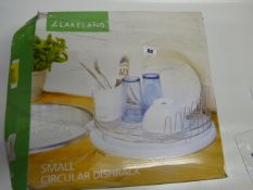 *Lakeland Plastics Small Circular Dish Rack