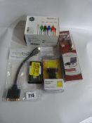 *5 Micro USB Cables etc