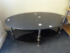 Black Glass Coffee Table