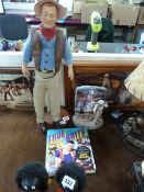 John Wayne Figure Ornament - Book - Picture Mirror etc